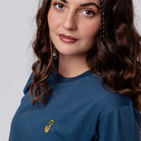 Tequila Shot | Besticktes Bio Baumwoll Unisex T-Shirt