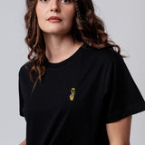 Tequila Shot | Besticktes Bio Baumwoll Unisex T-Shirt