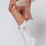 Sparkling wine | Embroidered organic cotton socks