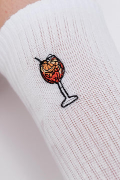 Spritz | Embroidered organic cotton socks