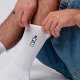 Gorbachev | Embroidered organic cotton socks