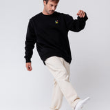 Kleiner Klopfer | Bestickter Bio-Baumwoll Unisex Pullover