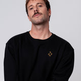 Coffee beans | Bestickter Bio-Baumwoll Unisex Pullover