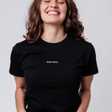 Skinny Bitch | Embroidered women's organic cotton T-shirt