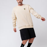 Kleiner Klopfer | Bestickter Bio-Baumwoll Unisex Pullover