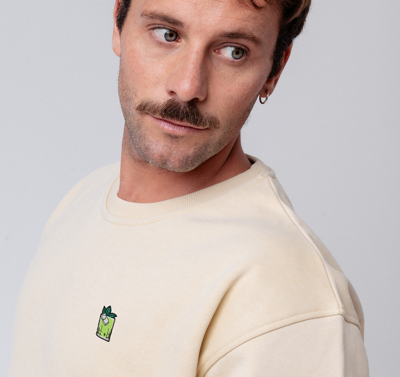 Gin Basil Smash | Besticker Bio Baumwoll Unisex Pullover