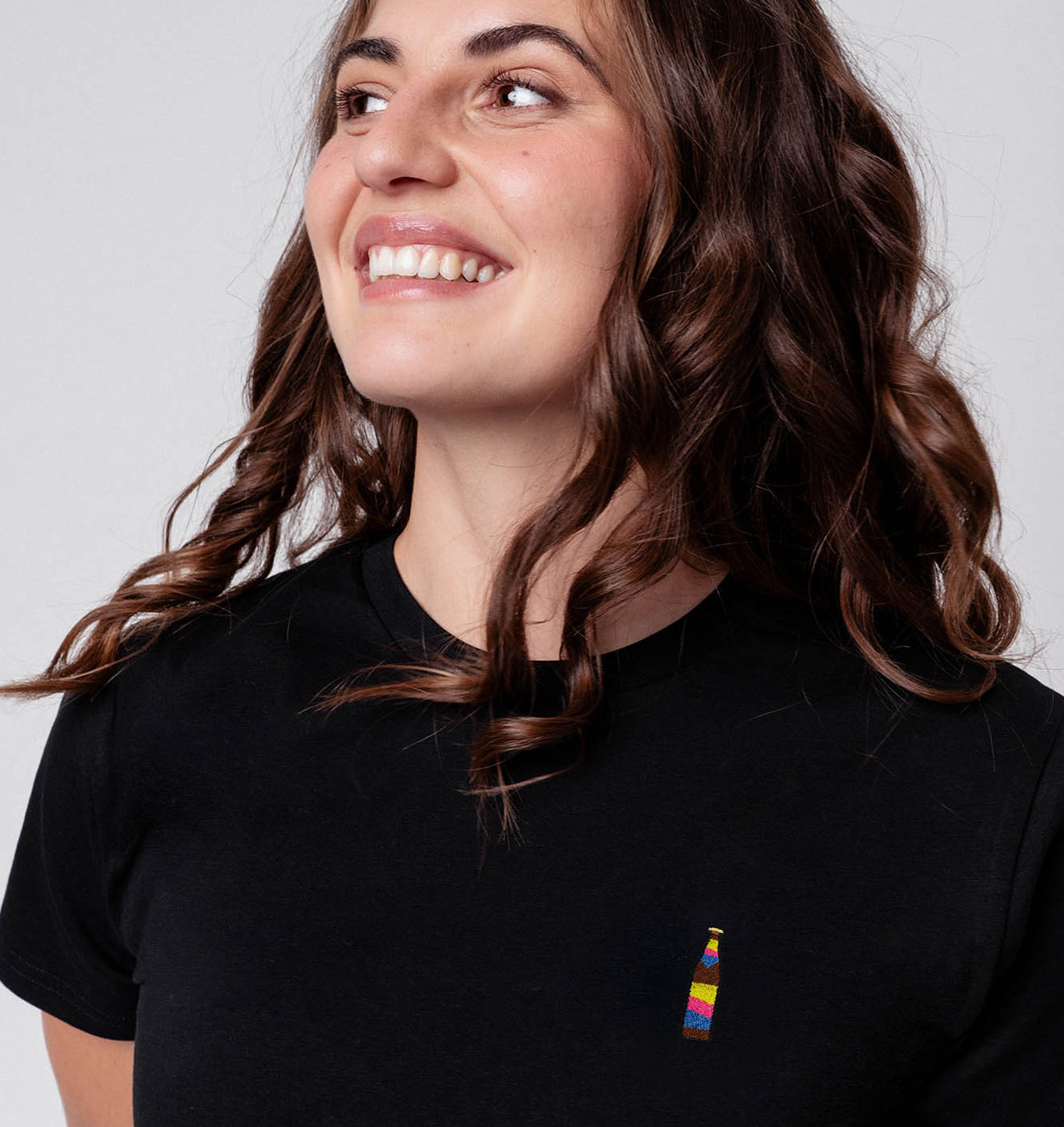 Cola Mix | Besticktes Bio Baumwoll Frauen T-Shirt
