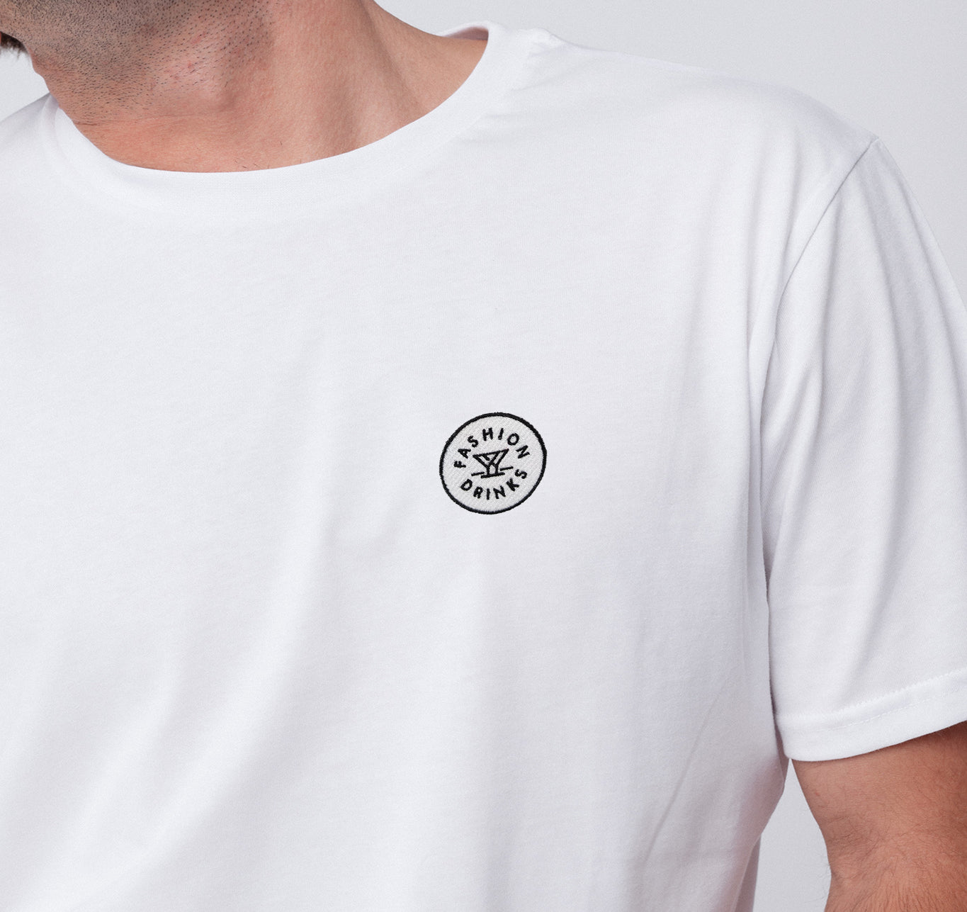 Fashion Drinks | Besticktes Bio Baumwoll Unisex T-Shirt