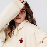Beer Pong | Embroidered Organic Cotton Women's Hoodie