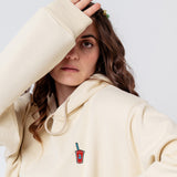 MonsterSlush | Embroidered organic cotton women's hoodie