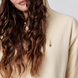 Freixenet | Embroidered organic cotton women's hoodie