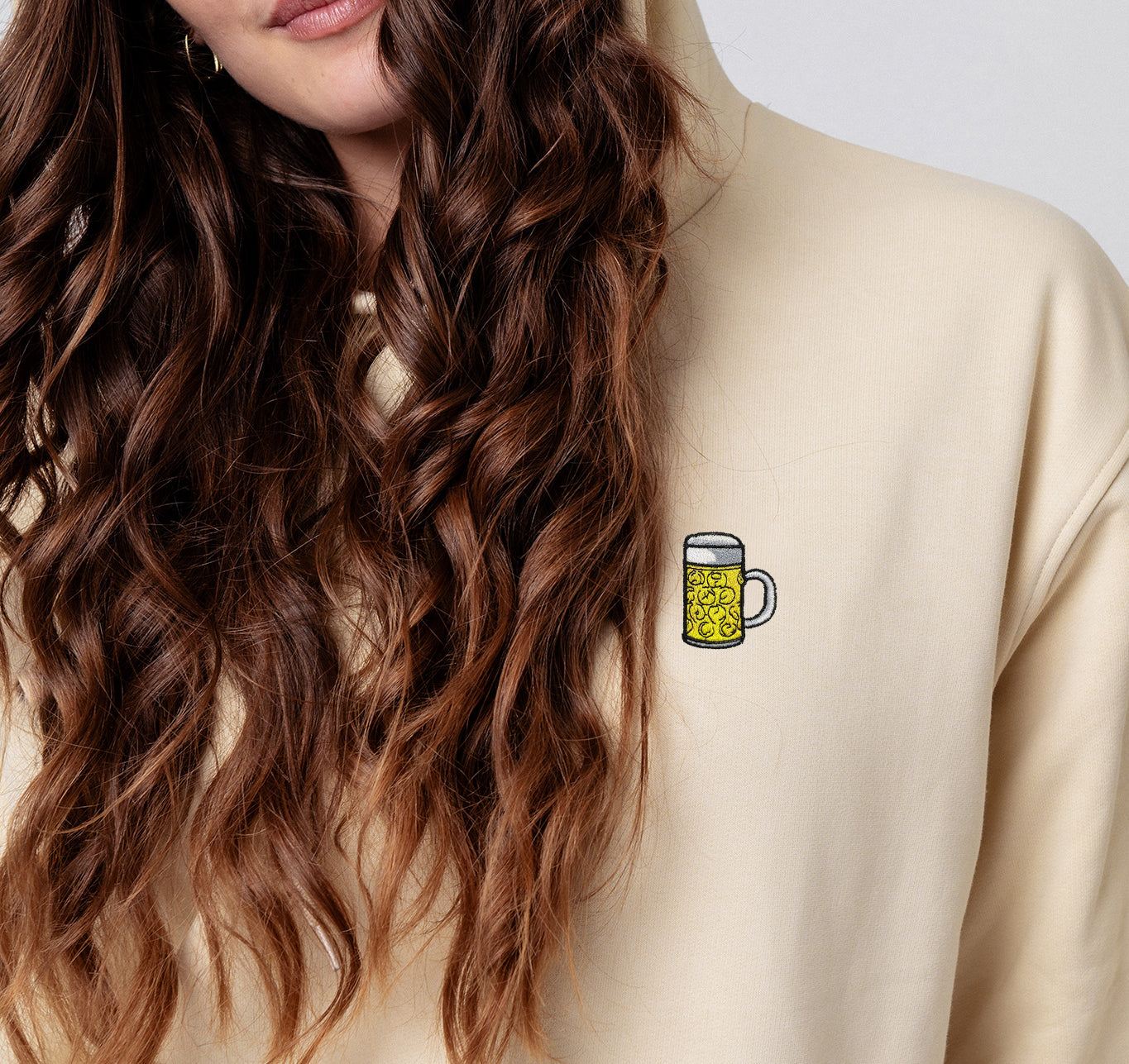 Maßkrug | Embroidered Organic Cotton Women's Hoodie