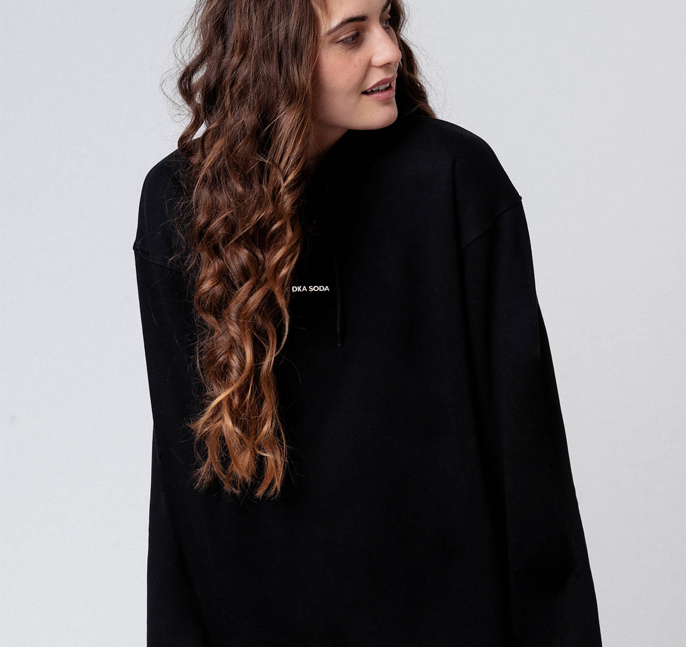 Vodka Soda | Embroidered organic cotton women's hoodie