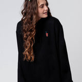 MonsterSlush | Embroidered organic cotton women's hoodie