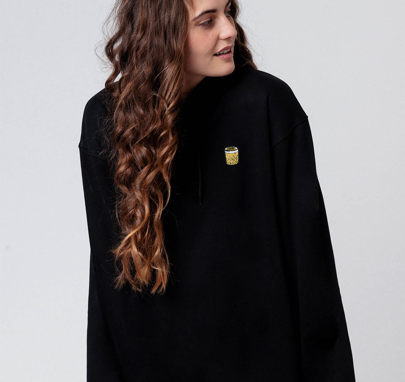 Whisky Sour | Embroidered Organic Cotton Women's Hoodie