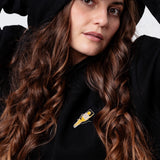 Tornado | women's Embroidered Organic Cotton Hoodie