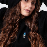 Sambuca | Embroidered Organic Cotton Women Pullover Hoodie