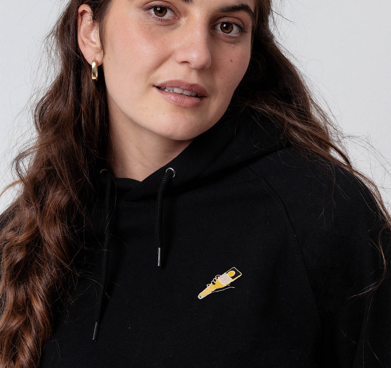Tornado | women's Embroidered Organic Cotton Hoodie