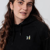 Gin Tonic | women's Embroidered Organic Cotton Hoodie