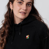 Mexican| Embroidered organic cotton women's hoodie