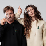 Jägermeister | Bestickter Bio-Baumwoll unisex Hoodie