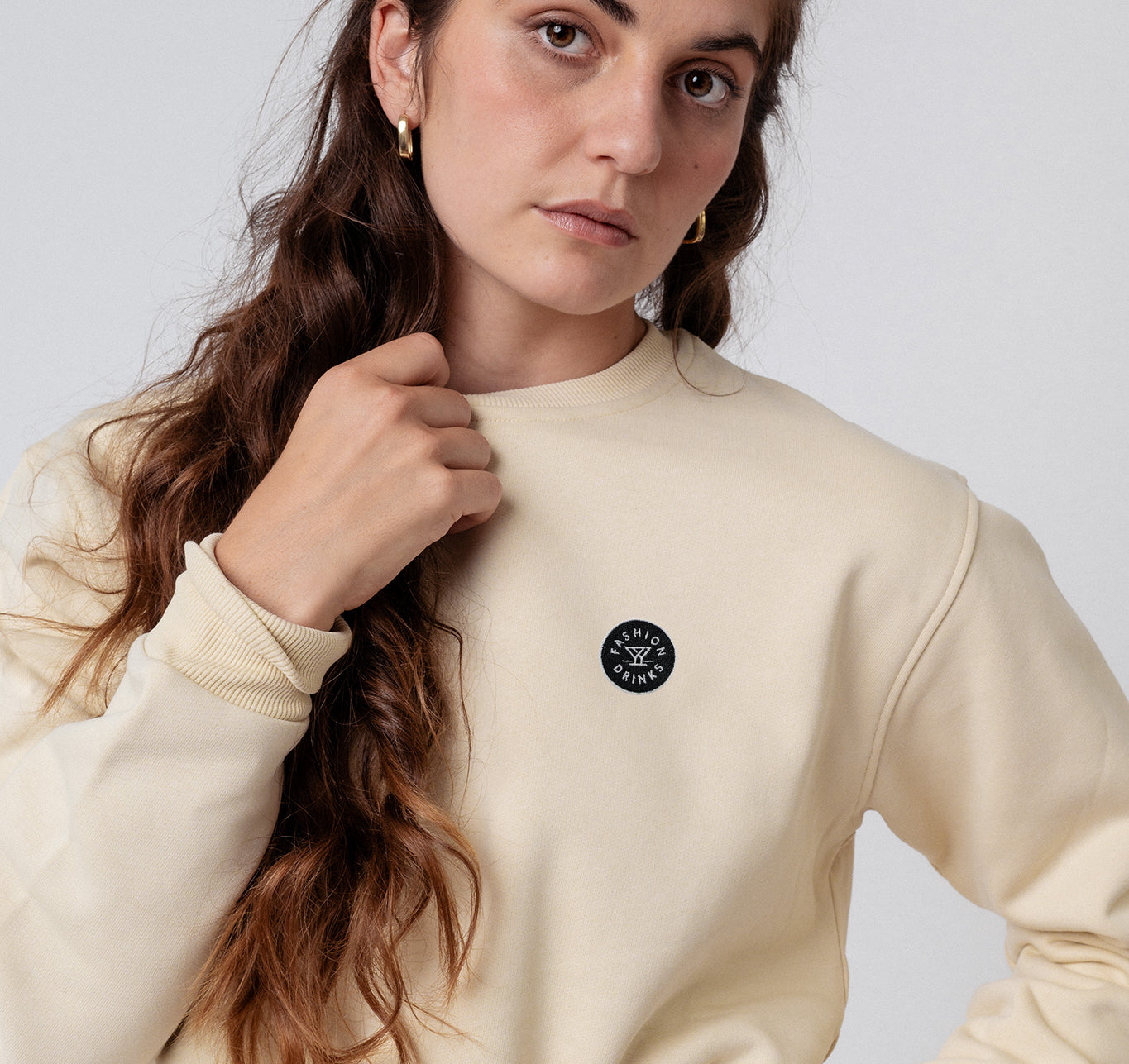 Fashion Drinks | Bestickter Bio-Baumwoll Unisex Pullover