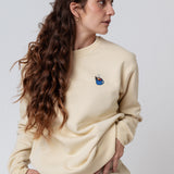 Glühwein | Bestickter Bio-Baumwoll Unisex Pullover