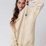 Glühwein | Bestickter Bio-Baumwoll Unisex Pullover