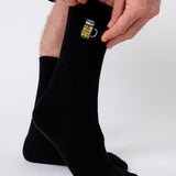 Maßkrug | Embroidered organic cotton socks