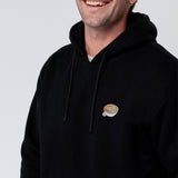 Flat White | Bestickter Bio Baumwoll unisex Hoodie