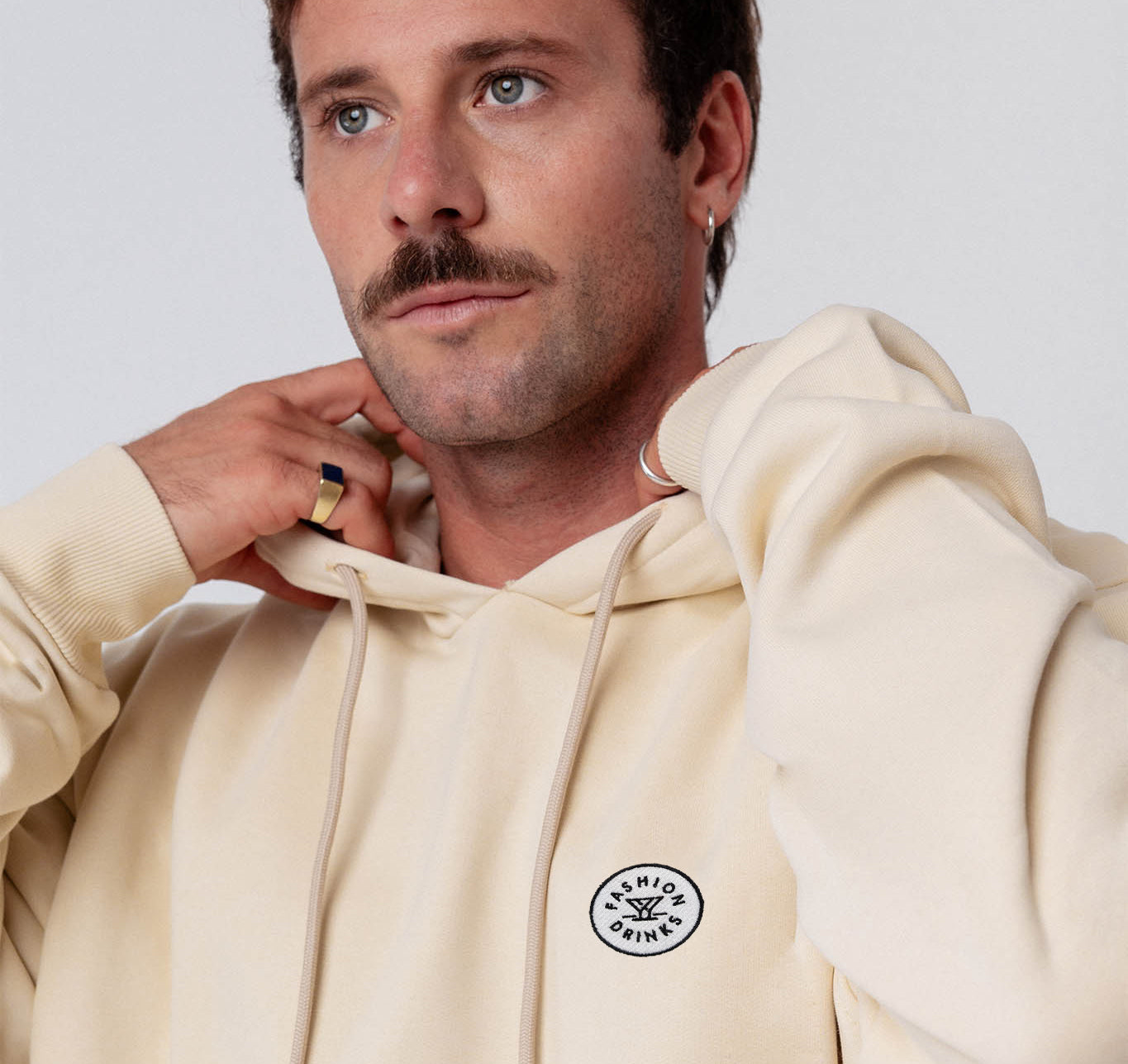 Fashion Drinks | Bestickter Bio-Baumwoll unisex Hoodie