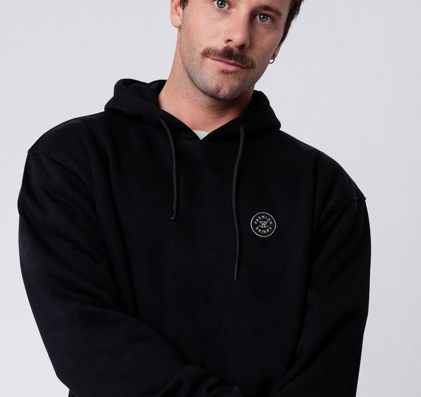 Fashion Drinks | Bestickter Bio-Baumwoll unisex Hoodie