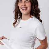 Skinny Bitch | Embroidered women's organic cotton T-shirt
