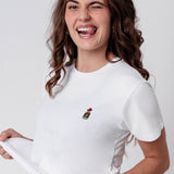 Sierra Tequila | Embroidered Women's Organic Cotton T-Shirt