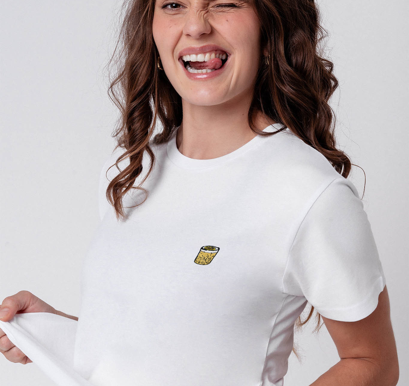 Whisky Sour | Embroidered Women's Organic Cotton T-Shirt
