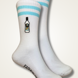 Mangaroca Batida de Côco | Embroidered organic cotton socks