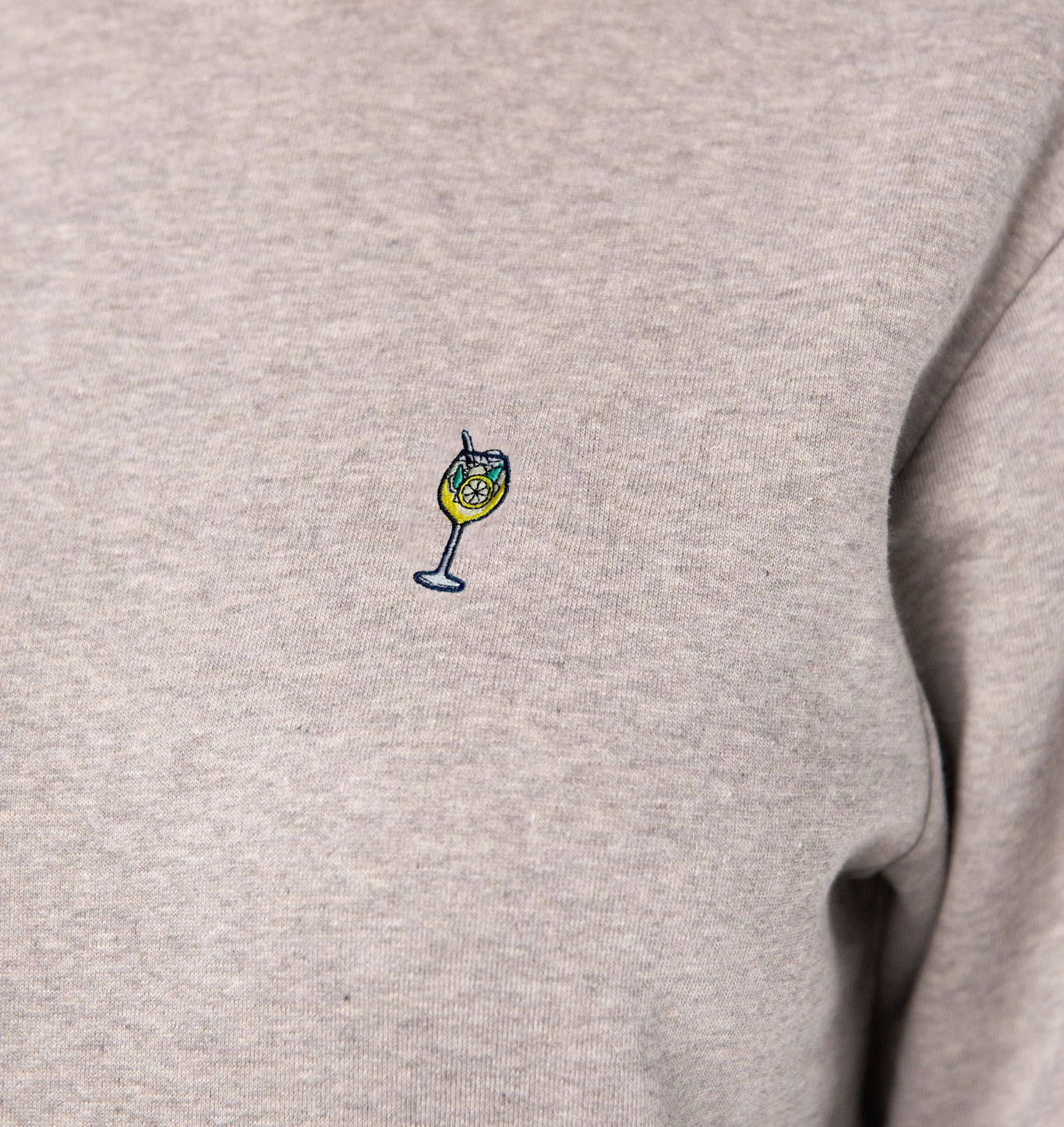 Limoncello Spritz | Embroidered Organic Cotton Women Sweater