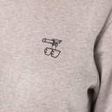 Due Caffè | Bestickter Bio-Baumwoll Frauen Pullover