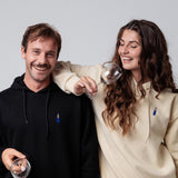 blanc 1664 |  Bestickter Bio Baumwoll Unisex Hoodie