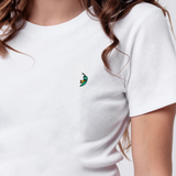 Jalapeno | Besticktes Bio Baumwoll Cropped T-Shirt