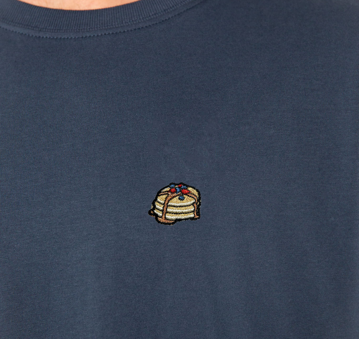 Pancakes | Besticktes Bio Baumwoll Unisex T-Shirt