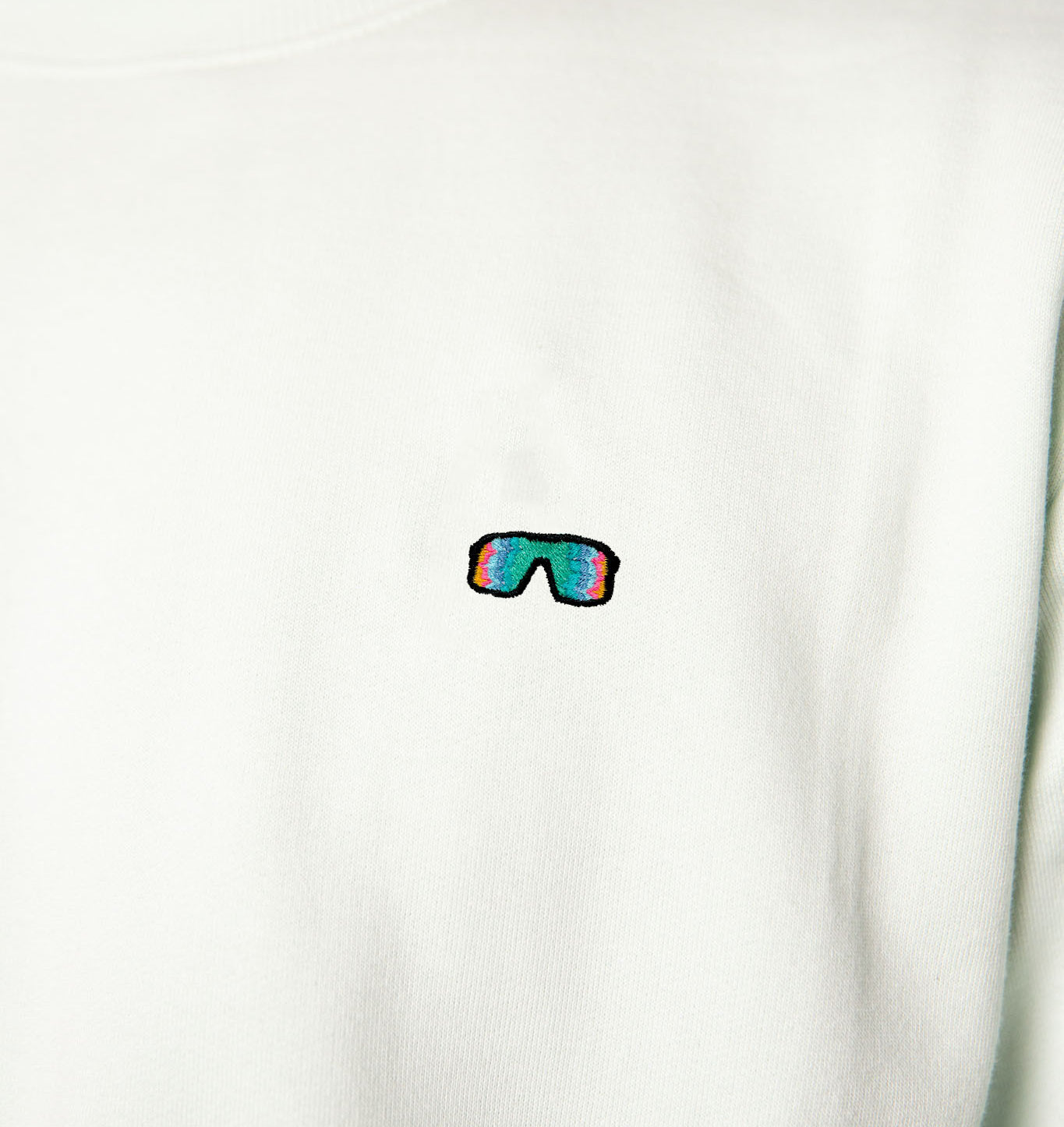 schnelle Brille | Bestickter Bio-Baumwoll Unisex Pullover