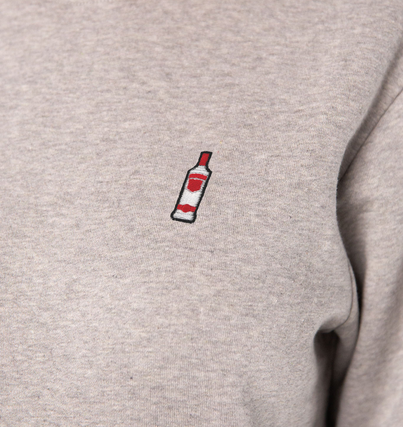 Vodka | Embroidered organic cotton women's sweater