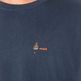 Sieve carrier & tamper | Embroidered organic cotton T-shirt