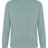 Flat White | Bestickter Bio-Baumwoll Unisex Pullover