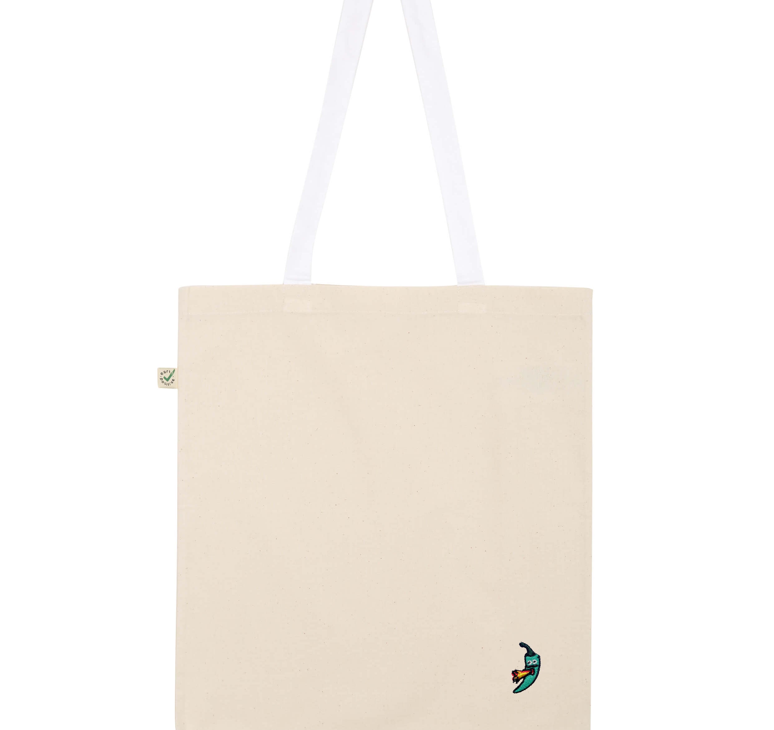 Jalapeno | Bestickte Bio Baumwoll Tasche