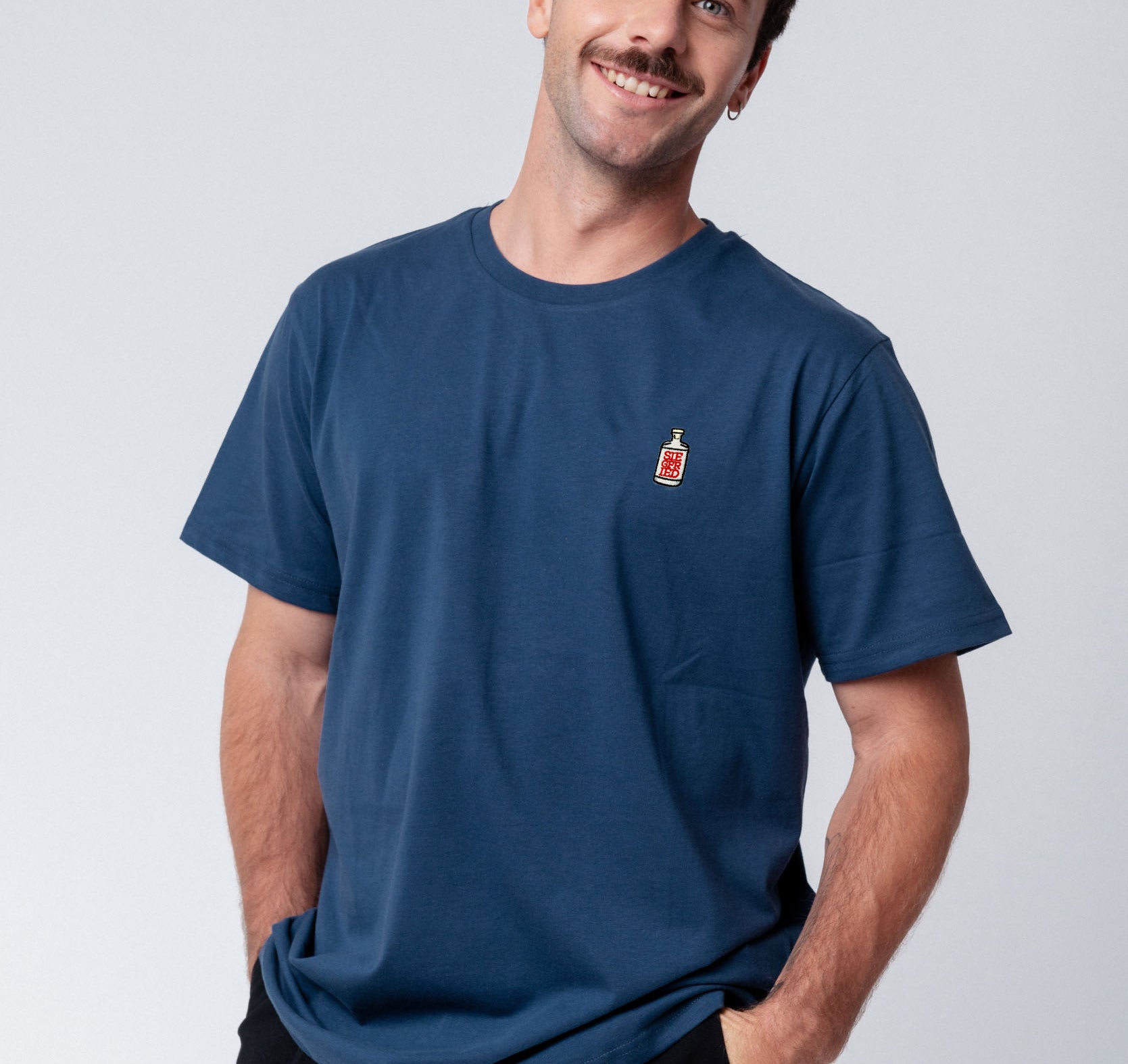 Siegfried Gin | Besticktes Bio Baumwoll Unisex T-Shirt