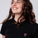 Never say No to PRMTVO |  Besticktes Bio Baumwoll Frauen T-Shirt