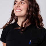 blanc 1664 | Besticktes Bio Baumwoll Frauen T-Shirt