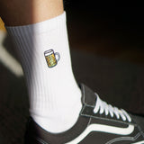 Maßkrug | Embroidered organic cotton socks